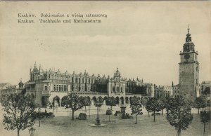 Sala delle stoffe con la torre del municipio, 1908