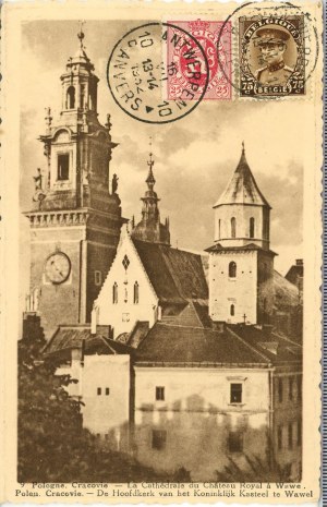 Katedra na Wawelu, ok. 1910, wyd. belgijskie