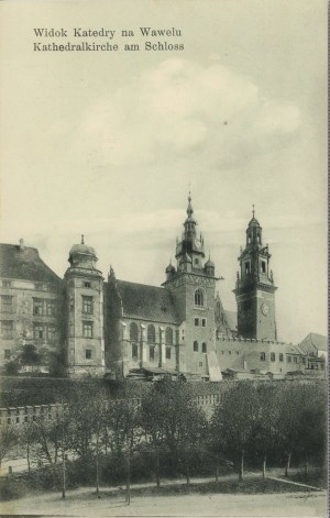 Pohled na katedrálu Wawel, 1908