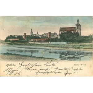 Le rocher et le château de Wawel, 1904