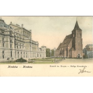 Église Sainte-Croix, vers 1900