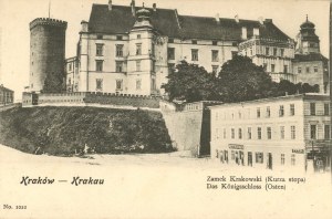 Zamek Królewski (Kurza stopa), reklama piwa tenczyńskiego, ok. 1900