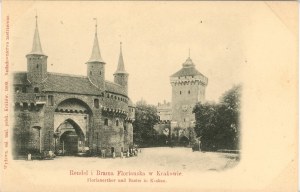 Rondel i Brama Floriańska, 1900