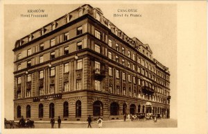 Hotel Francuski, Pijarska ulice, cca 1910