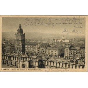 Widok na miasto z Wieży Marjackiej, 1940