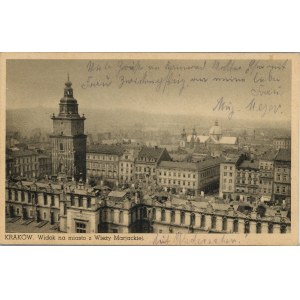 View of the city from the Marjacka Tower, 1940