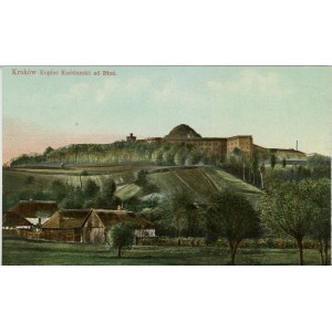 Kosciuszko Mound from the Blonia River, 1910