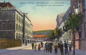 Krakov - Podgórze - Krajský soud a ulice Czarneckiego, cca 1910
