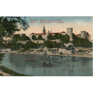 Wawel Castle from the side of the Vistula River, 1916