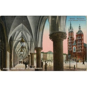 N. P. Mary Church from the side of the Cloth Hall, 1916