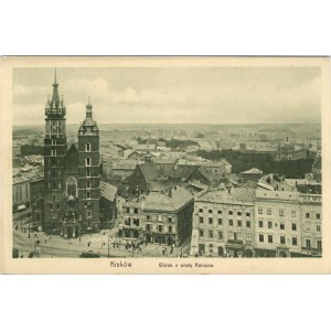 Vue de la tour de l'hôtel de ville, vers 1905