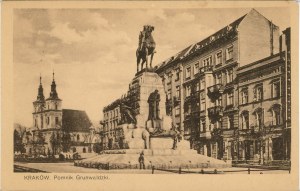 Grunwaldův pomník, asi 1915