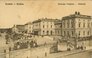 Gare ferroviaire, vers 1914