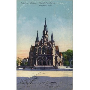 Cracovie - Podgórze - Église paroissiale, 1915