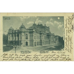 Teatr, tzw. księżycówka, 1898