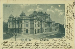 Divadlo, tzv. měsíční světlo, 1898