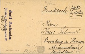 Pošta a ulice Starowislna, 1918