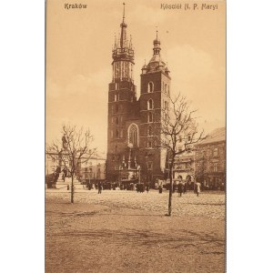 Krakau - Kirche der seligen Jungfrau Maria, um 1910