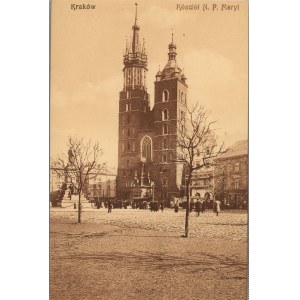 Cracovia - Chiesa della Beata Vergine Maria, 1910 ca.