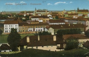 Krakov - Podgórze - Celkový pohled na Krakov, 1914