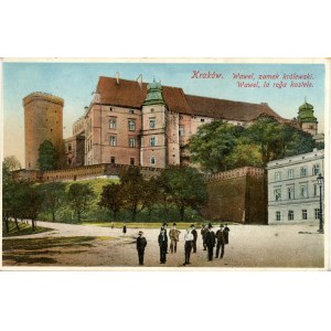 Hrad Wawel, kráľovský hrad, 1912