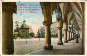 Place du marché avec l'église St. Adalbert, 1913