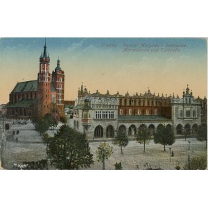 Église Sainte-Marie et halle aux draps, 1916
