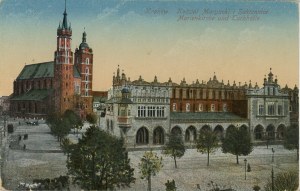 St.-Marien-Kirche und Tuchhalle, 1916