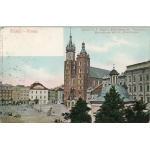 Kirche der heiligen Jungfrau Maria mit der St. Adalbert-Kirche, 1905