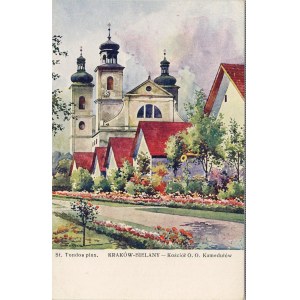 Church of the O.O. Camaldolese monks, Bielany, ca. 1920.