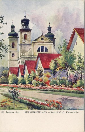 Kościół O.O. Kamedułów, Bielany, ok. 1920