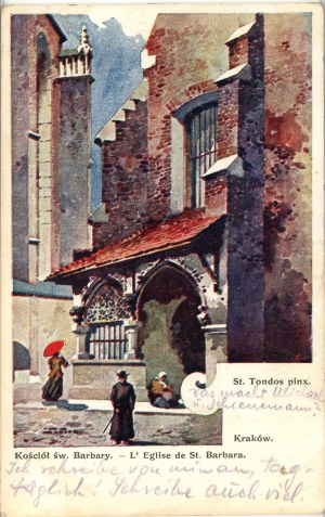 Kostel svaté Barbory, 1914