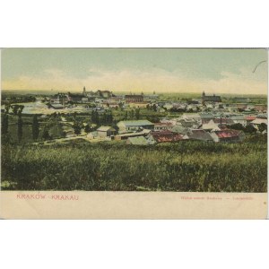 Krakau - Podgórze - Blick auf die Stadt Krakau von Krzemionki aus, ca. 1905