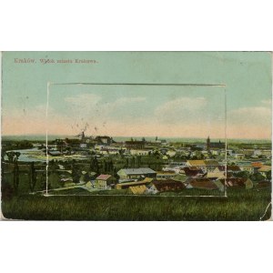 Krakau - Podgórze - Leporello - Blick auf die Stadt Krakau von Krzemionki aus, 1910