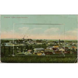 Krakov - Podgórze - Leporello - Pohľad na mesto Krakov z Krzemioniek, 1910