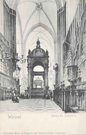 Hrad Wawel, kaple svatého Stanislava, 1902