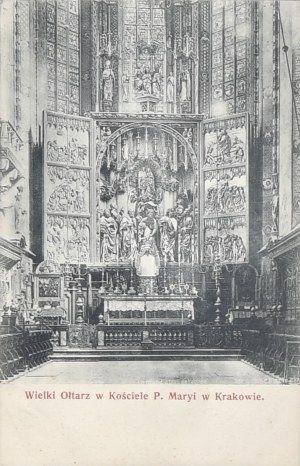 Veľký oltár v Kostole Panny Márie, 1905