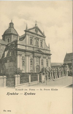 Kostol svätého Petra, okolo roku 1900