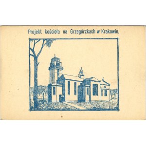 Project of a church in Grzegórzki, circa 1920.