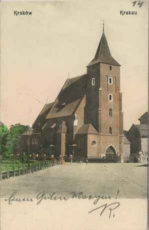 Kostel svatého Kříže, asi 1900