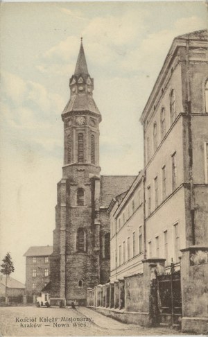 Nová vesnice, kněžský misionářský kostel, asi 1910