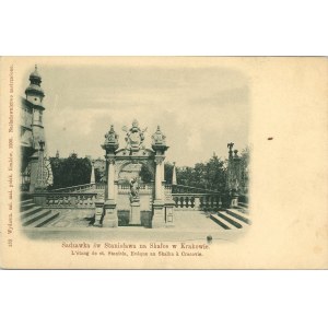 St. Stanislaus' pond at Skałka, 1900