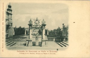 St. Stanislaus' pond at Skałka, 1900