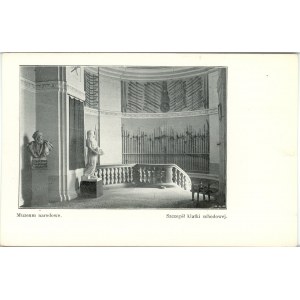 Musée national, détail de l'escalier, vers 1900
