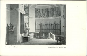 Musée national, détail de l'escalier, vers 1900