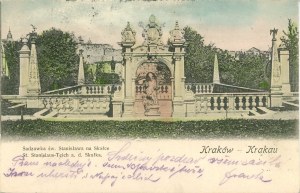Bazén svatého Stanislava ve Skałce, kolem roku 1900