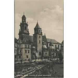 Katedrála Wawel, južná strana, okolo roku 1920