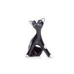 Zdana KOSICKA (1894 - 1972), Figurka Sedící kočka, porcelánka Bogucice