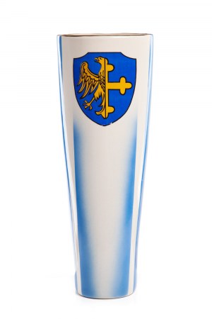 Vase with the coat of arms of Opole, Table Porcelite Works 