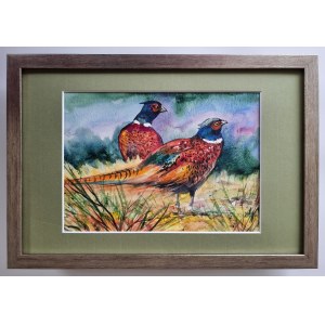 Aneta Nalborczyk, Two Pheasants, 2024